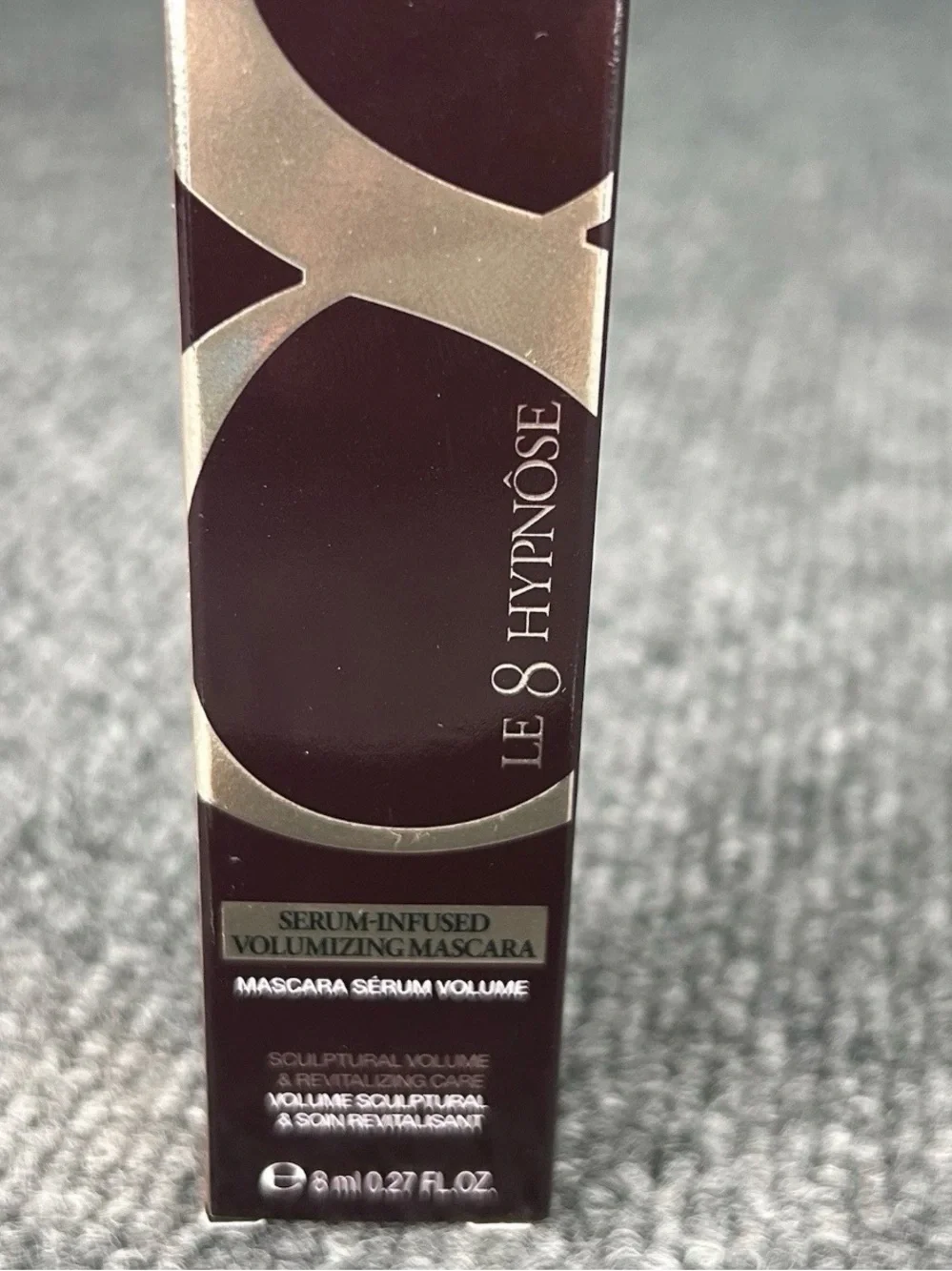 Lancome Le  Hypnôse Serum‑Infused Volumizing Mascara .27 oz NOIR Grenat Glass